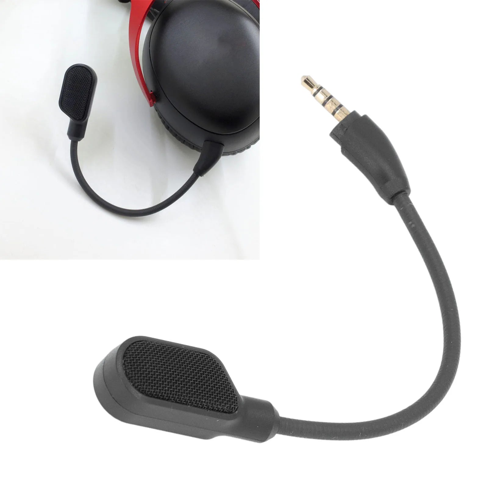 Detachable Microphone Boom Noise Cancelling Lightweight Gaming