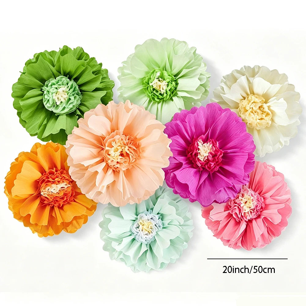 Giant Tissue Paper Flowers Large Crepe Decorations Home Mother's Day