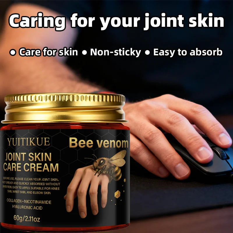 YUITIKUE Bee Venom Body Joint Cream – Collagen & Hyaluronic Acid Body Joint Cream Zpaxo