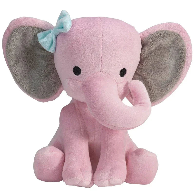 Gray Elephant Stuffed Plush Toys Kawaii Animals Soft Sleeping Pillow