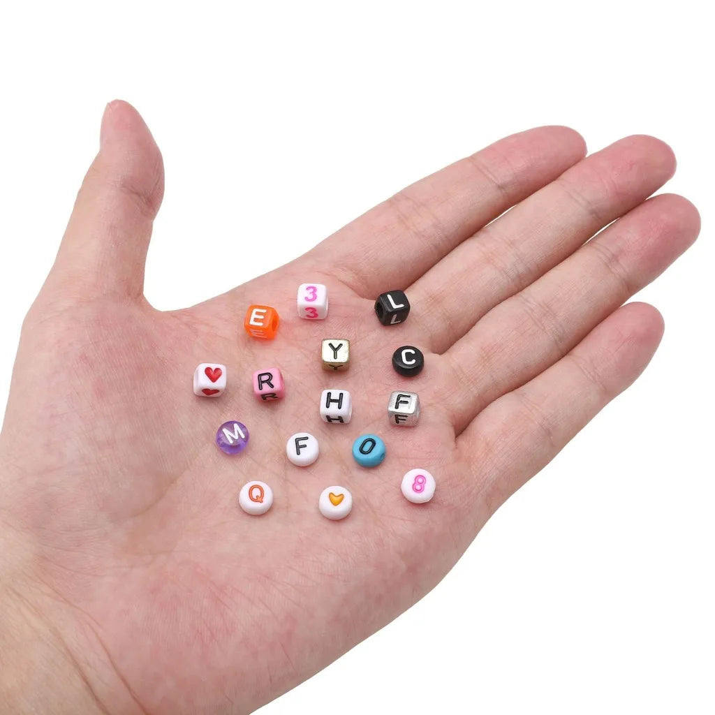 1080-Pc Acrylic Letter Bead Set – 15-Grid DIY Jewelry Kit DIY Bead Jewelry Kit Zpaxo
