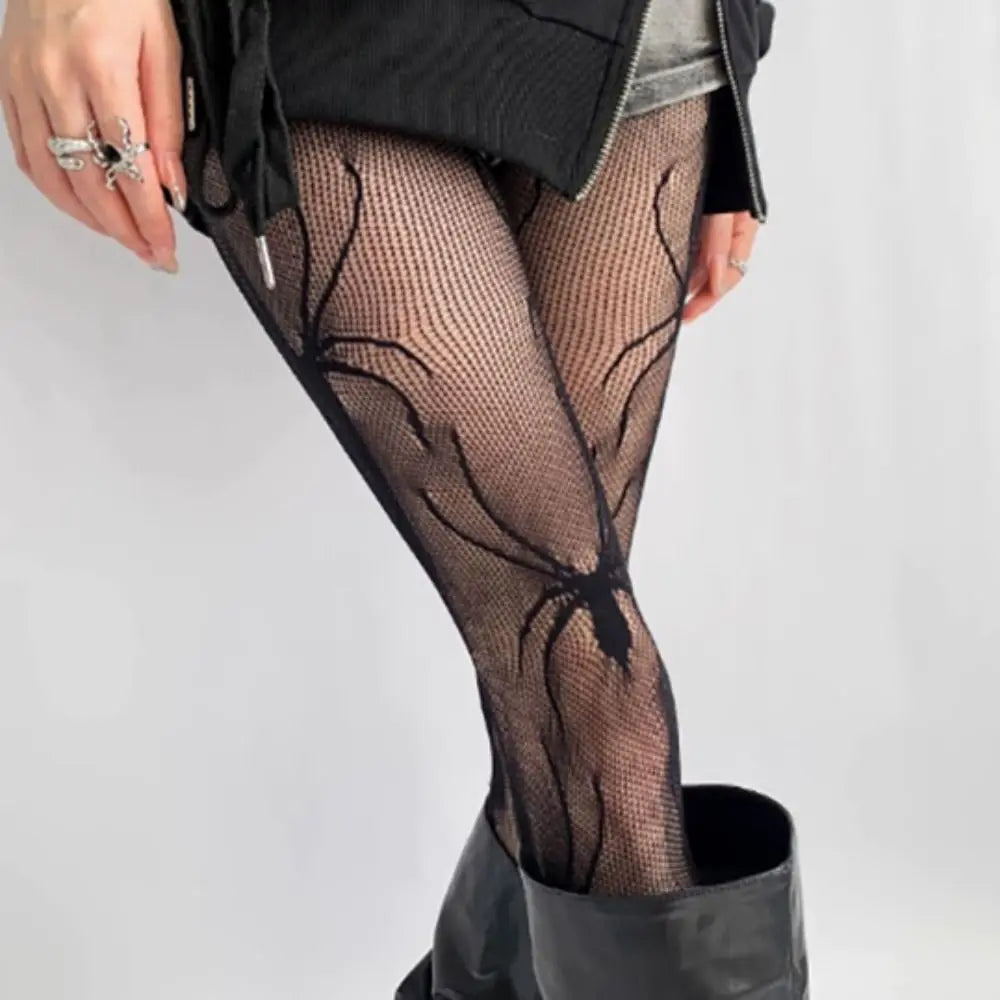 Fashionable Hollow Out Flower Pattern Fishnet Stockings Jacquard Small Flowe Mesh Design Net Socks Mesh Tights Japanese Lolita Zpaxo