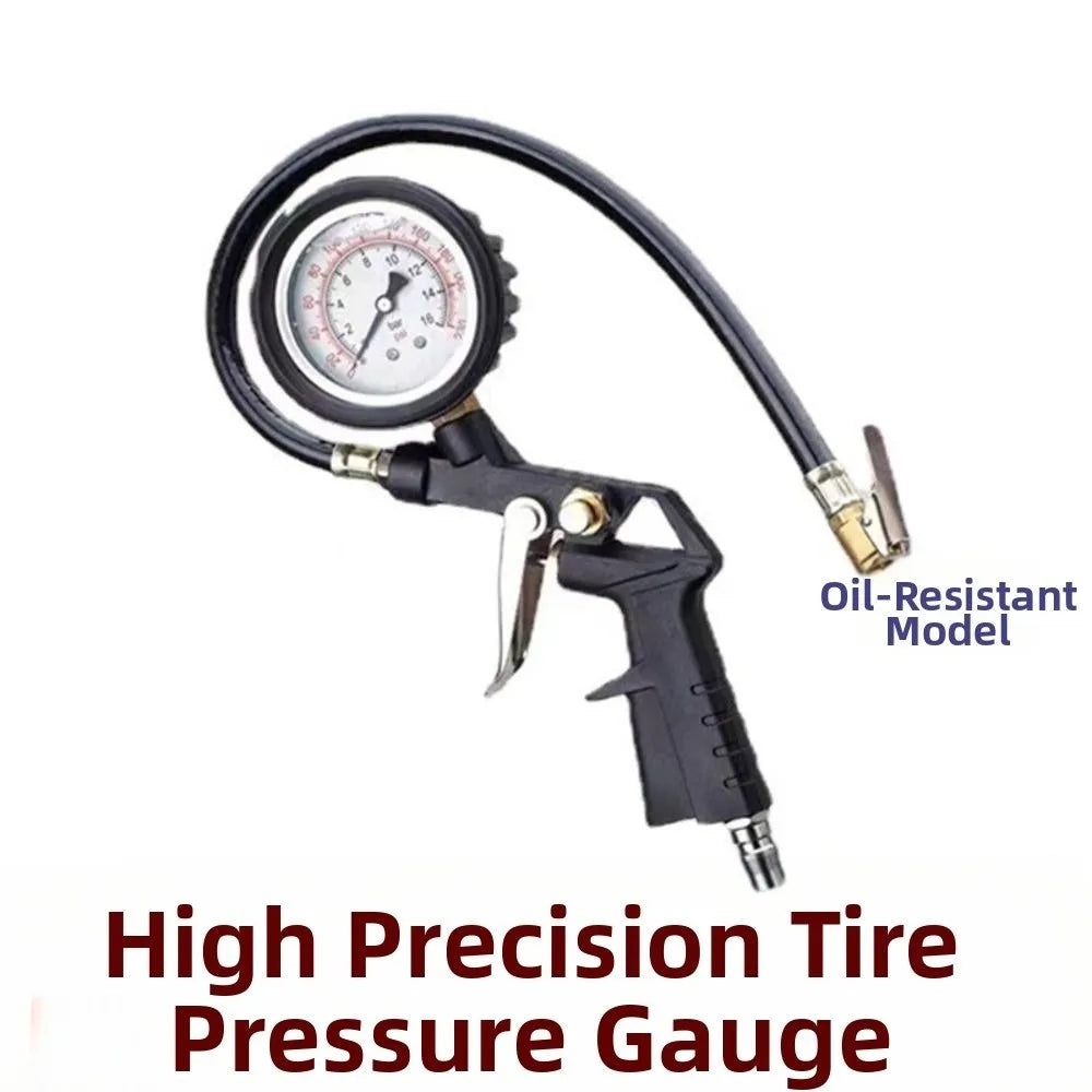 220PSI Tire Air Pressure Inflator 0-16Bar LCD Digital Display Gauge Zpaxo