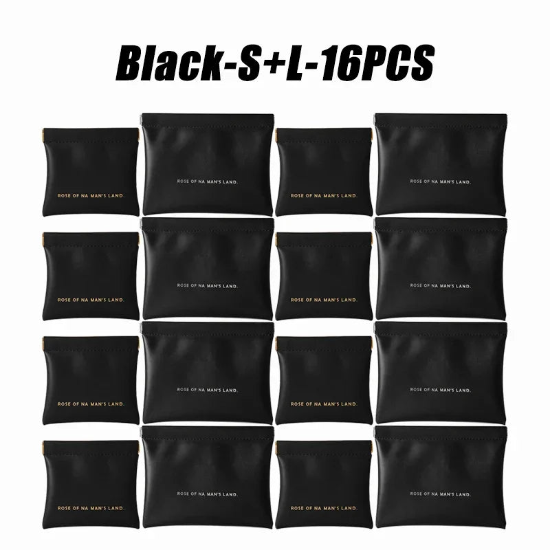 Small Makeup Bag Data Mini Portable Cable Digital Storage Zpaxo Mix-Black-16PCS