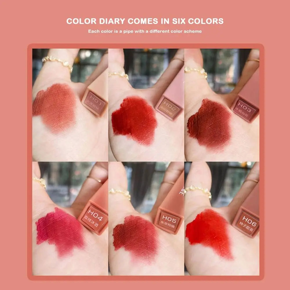 Non-stick Cup Mud Matte Velvet Mist Lipstick Waterproof Pseudo Zpaxo
