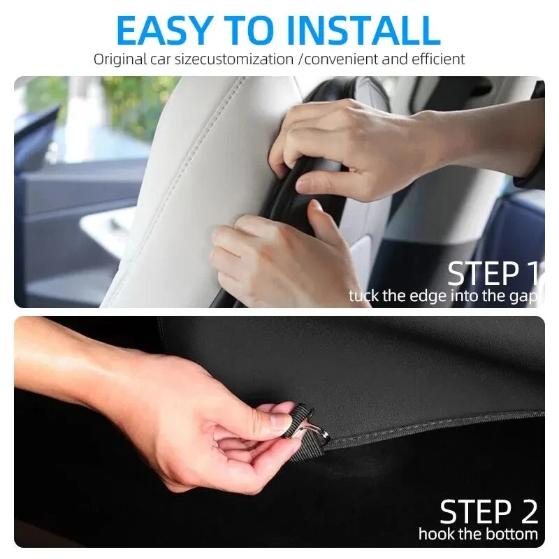 Tesla Model 3 Y Seat Back Kick Protector Backseat Mats Kids Extra