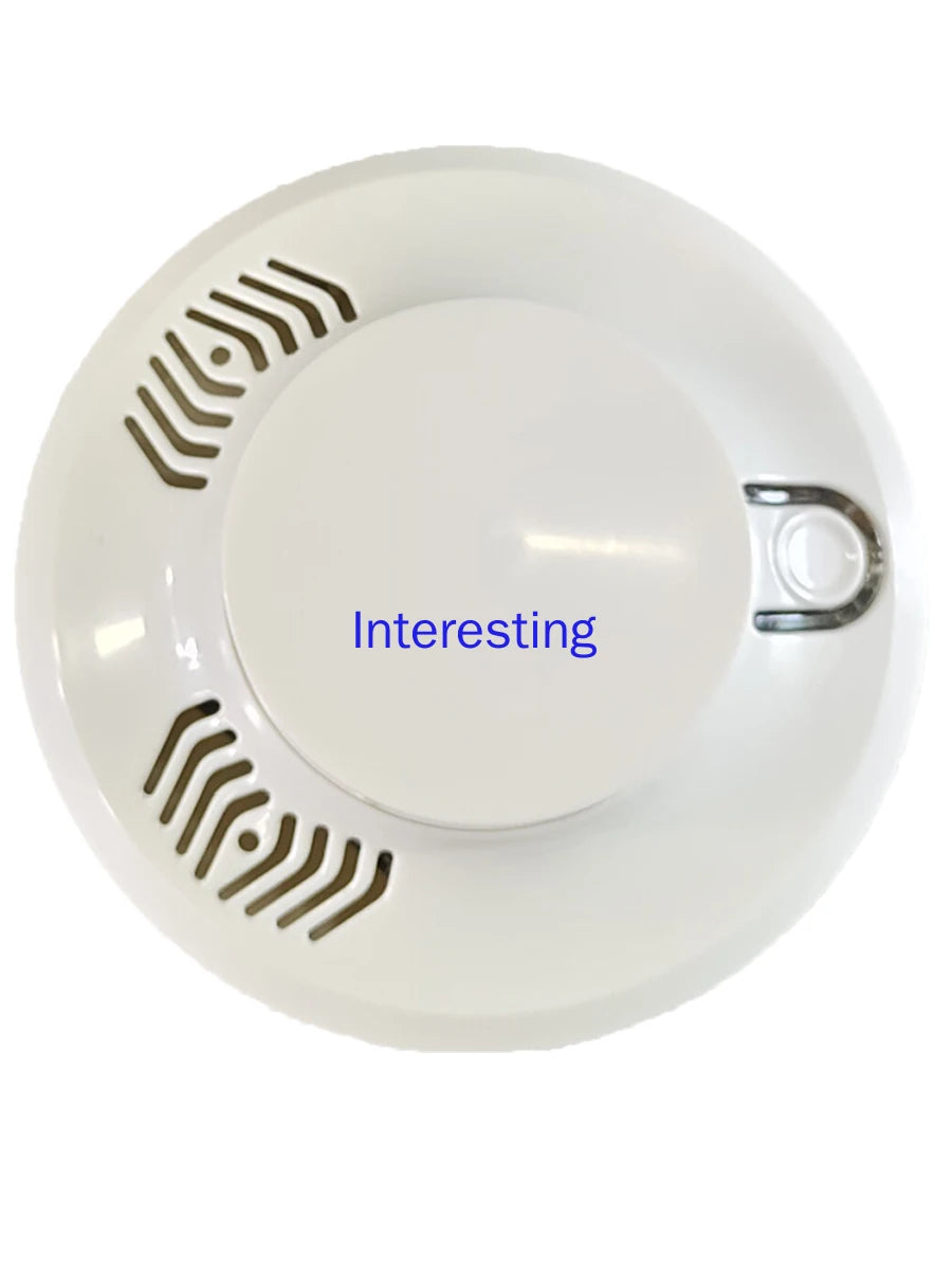 220V Switch Quantity Smoke Sensor Normally on Normally Closed Networked Smoke Alarm Dry Contact Signal Wired Smoke Sensor Zpaxo