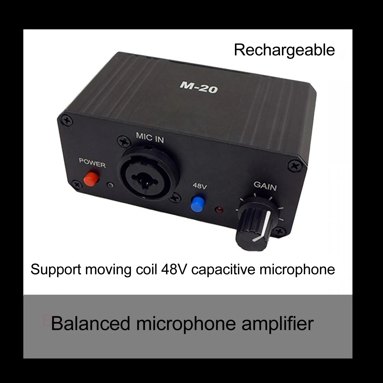 Microphone Preamp Low Noise Booster Unique Fully Balanced Circuit