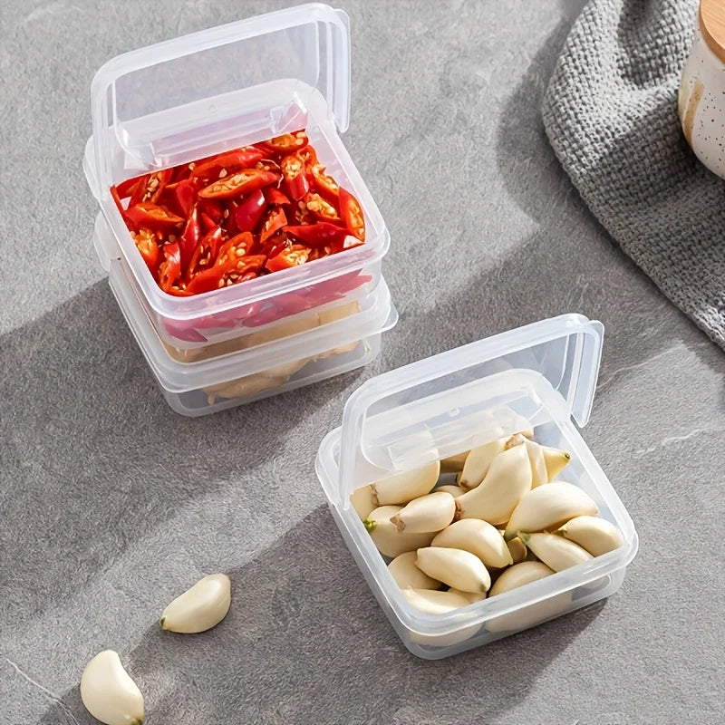 Plastic Refrigerator Storage Cheese Box Container Butter Block Slice