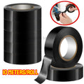 10/100M High-Temperature Resistant Black Rubber Electrical Tape Durable and Soft Insulating Adhesive, Used for Industrial Zpaxo black 10M(1roll)