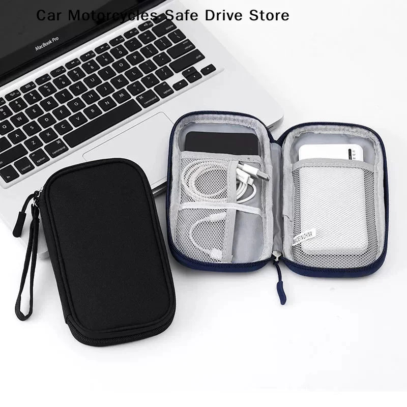 CMMultifunctional Digital Bag Data Cable Headphones Hard Drive Power