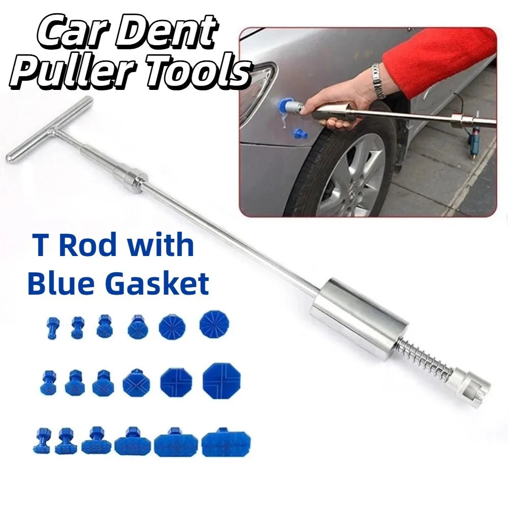 T Rod Car Dent Puller Tools with Gasket Remove Dents Repair Dent Puller Easy To Use Manual Lever Car Dent Remover for Car Zpaxo