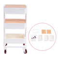 1 12 Dollhouse Miniature Three Layers Trolley Dining Cart Wheels