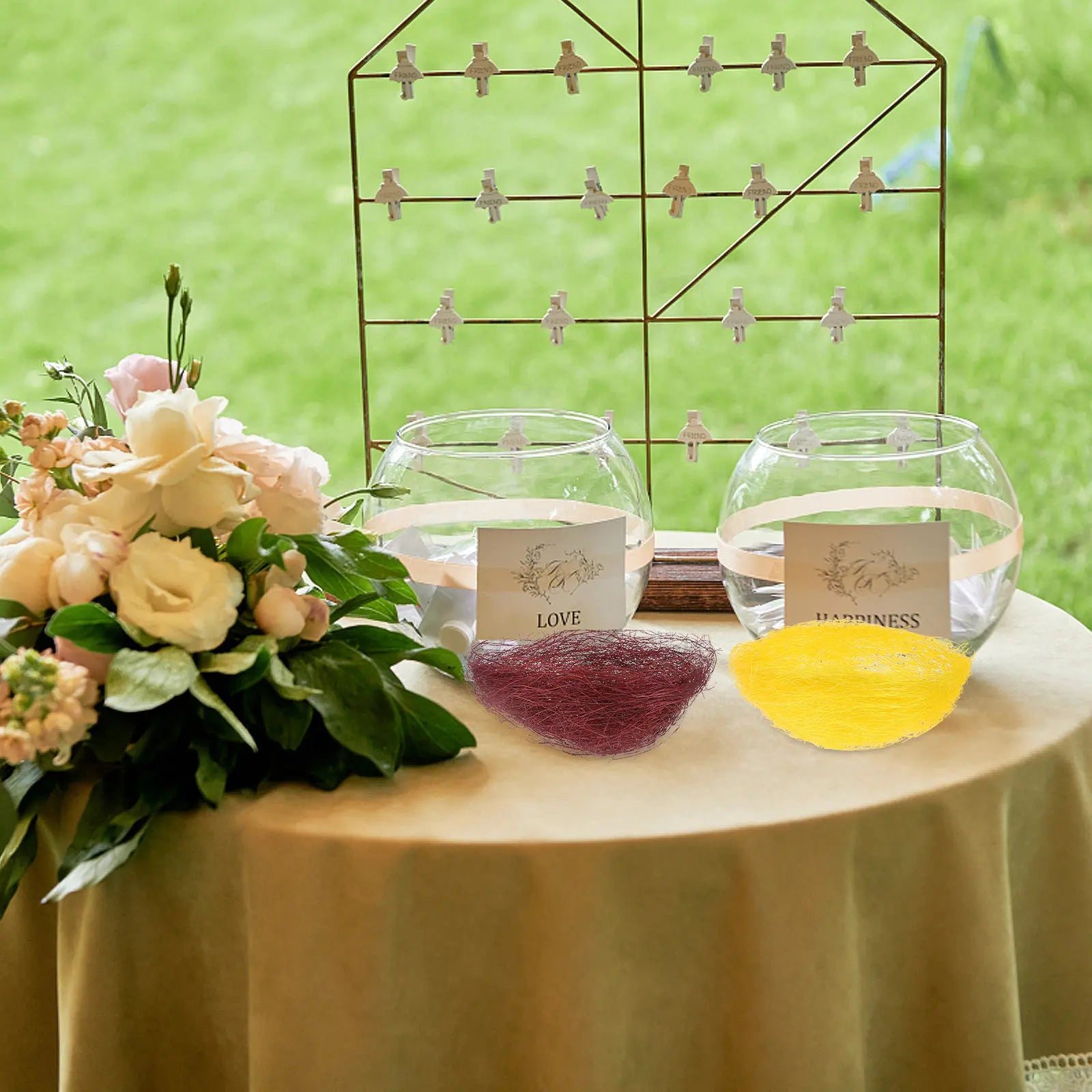 Mini Artificial Bird Nest Dish Bowl DIY Terrarium Succulent Planter