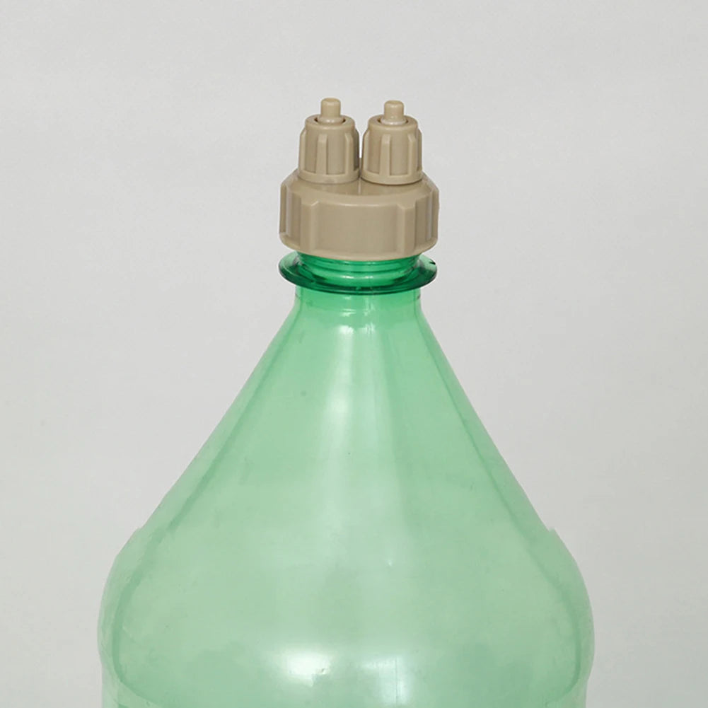 50-1PCS Aquarium CO2 System Generator Bottle Cap Fish Tank Live Plant DIY Air Diffuser Tube Valve Guage Carbon Dioxide Reactor Zpaxo