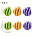 6pcs Reusable Anti-Tangle Laundry Balls - Magic Wrinkle Remover, Static Reducer, Fabric Softener - No Electricity Needed Zpaxo 6PCS