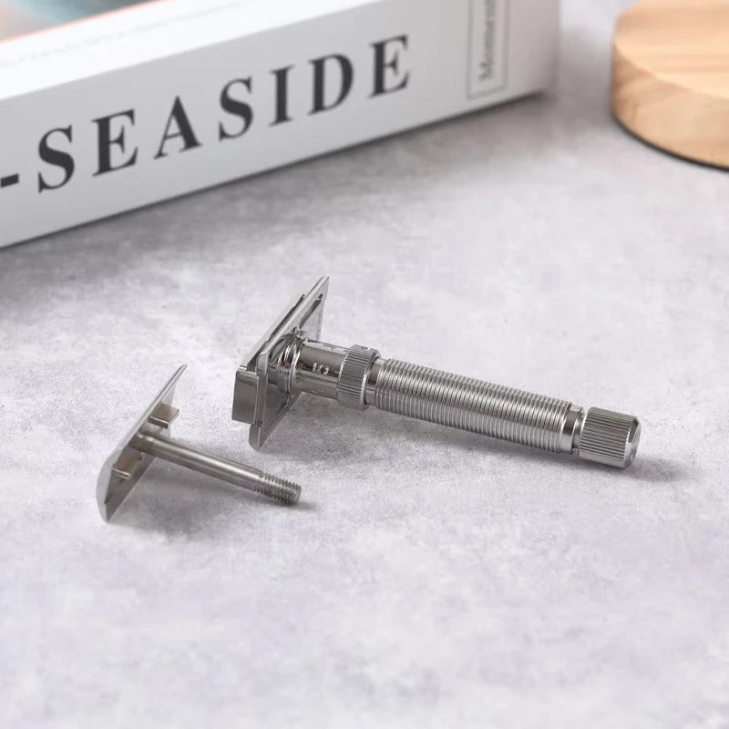 YAQI Razzo Rocket Safety Razor – Chrome Stainless Steel Men's Men's Safety Razor Zpaxo