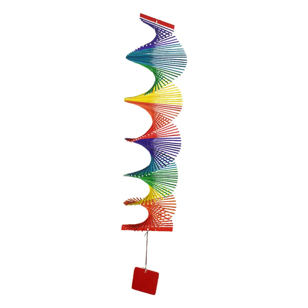 Rainbow 3D Rotating Wind Chime Creative Indoor Outdoor Decorative