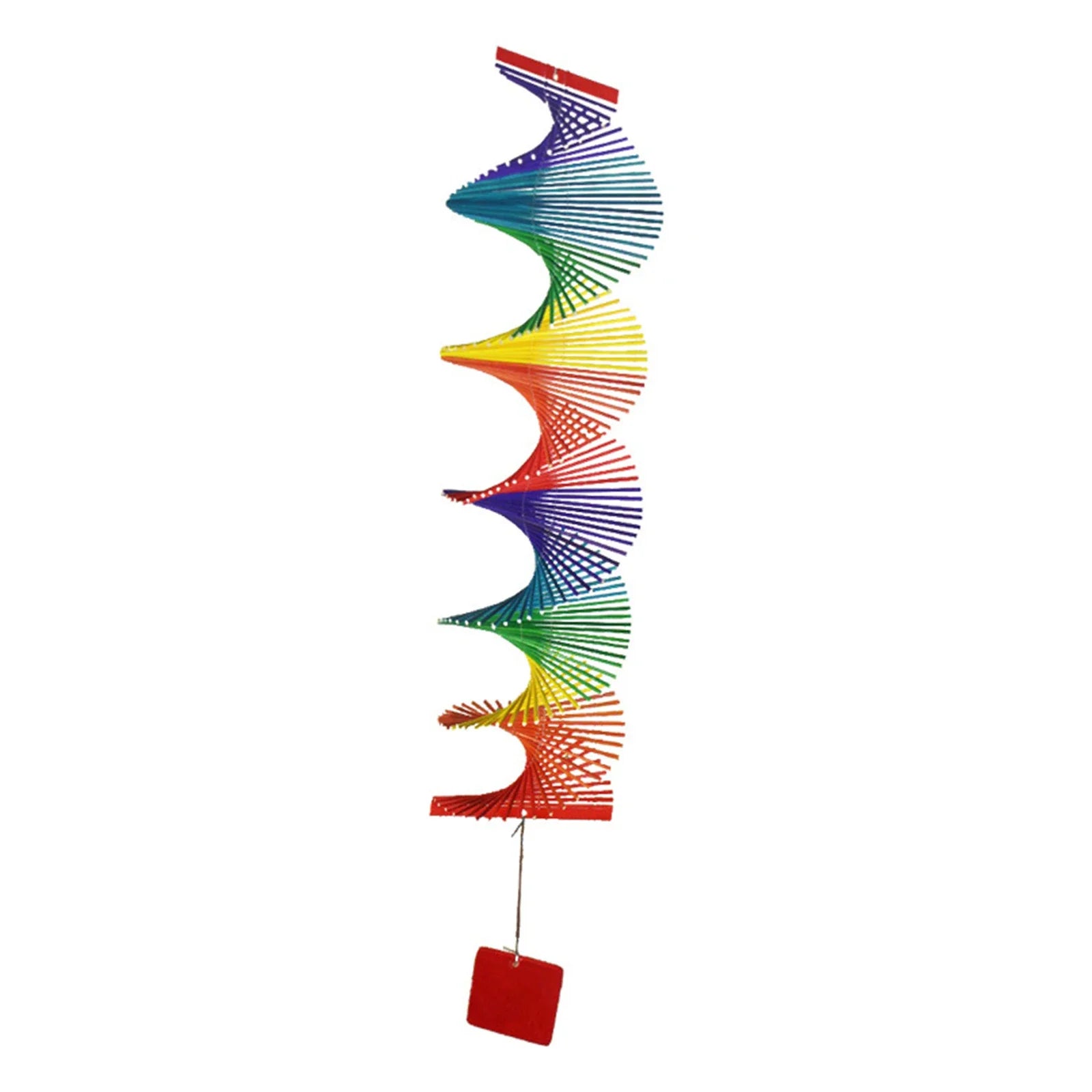 Rainbow 3D Rotating Wind Chime Creative Indoor Outdoor Decorative