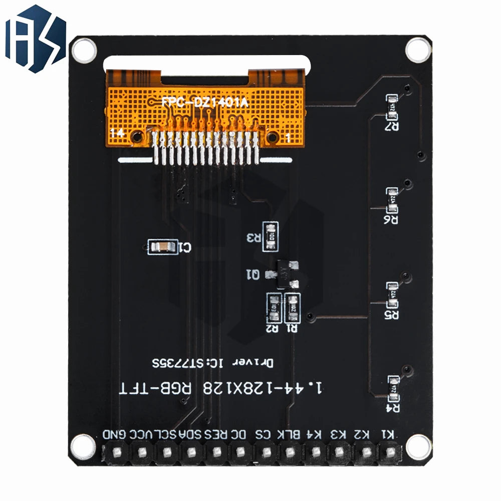 0 96 1 3 44 8 TFT Display LCD ST7735 4p Button Arduino Zpaxo