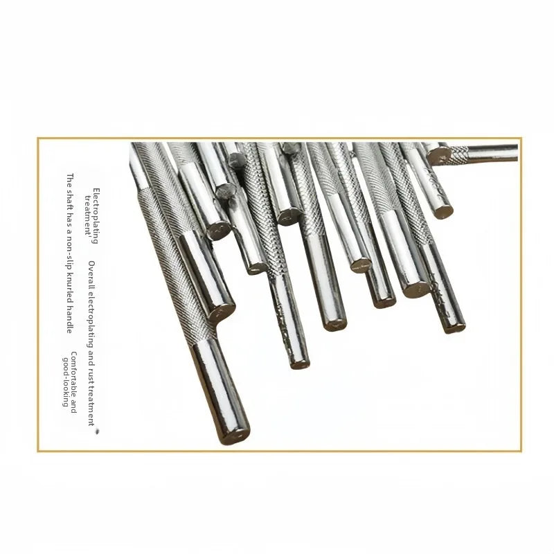 Craftsmanship DIY Leather Tools Leather Carving Printing Tools 20 piece set Printing Punching Leather Leather Bag Carving Knocki Zpaxo