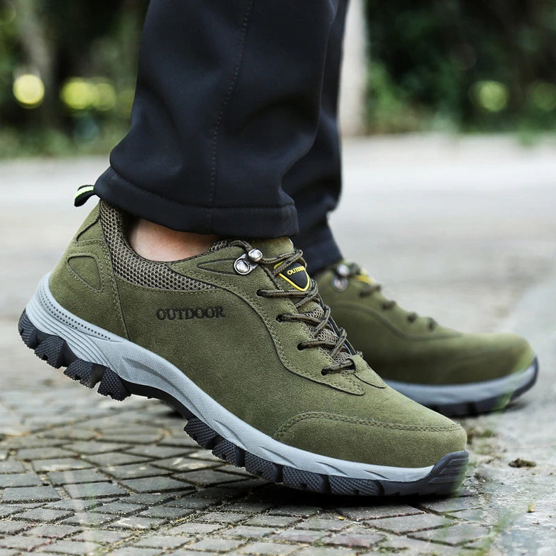 Hiking Shoes Men Autumn Winter Men's Non-slip Thick Sole Travel Zpaxo