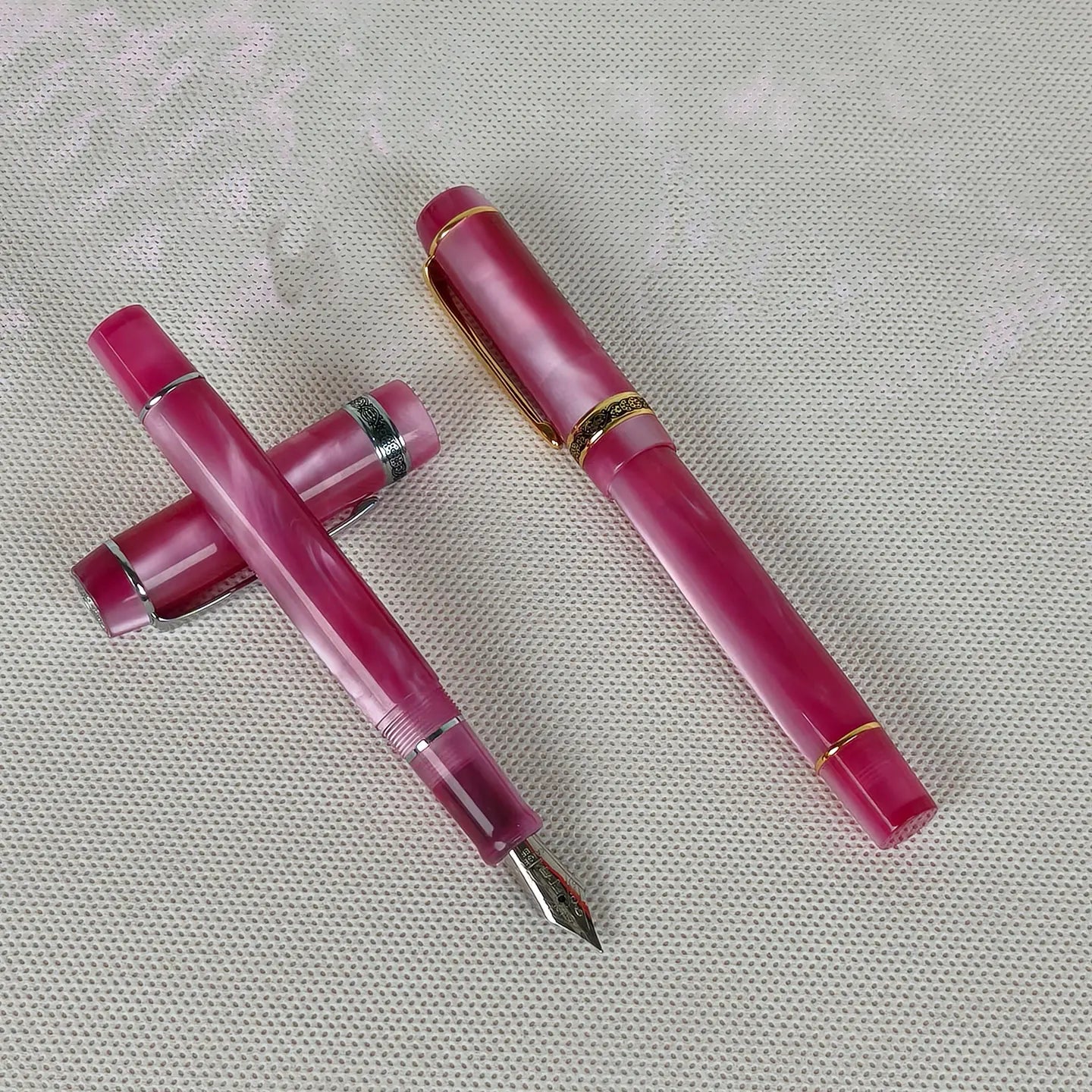 All Color Kaigelu 316 Smooth Acrylic Fountain Pen EF/F/M Nib Beautiful Marble Amber Pattern Ink Pen Writing Gift Office Business Zpaxo