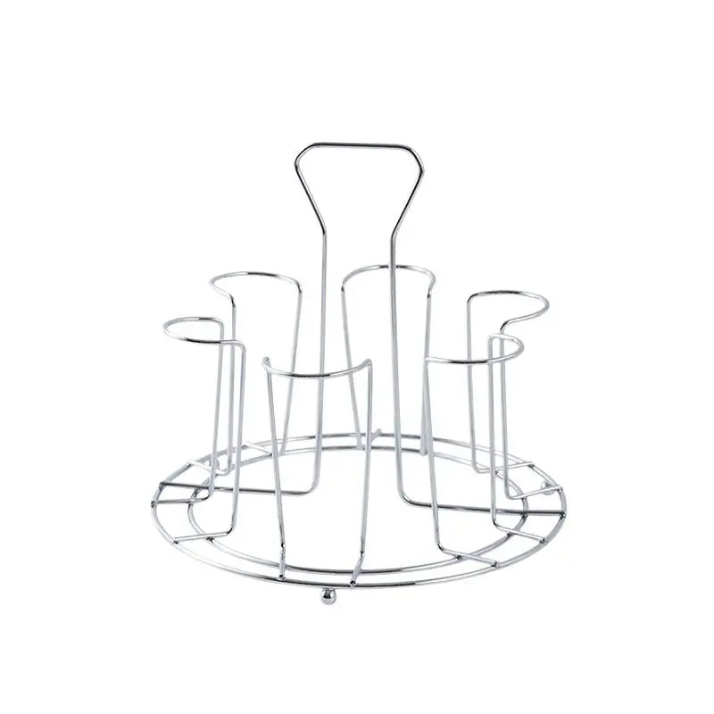 Hanging Tea Cup & Glass Storage Rack – Dustproof Drainer