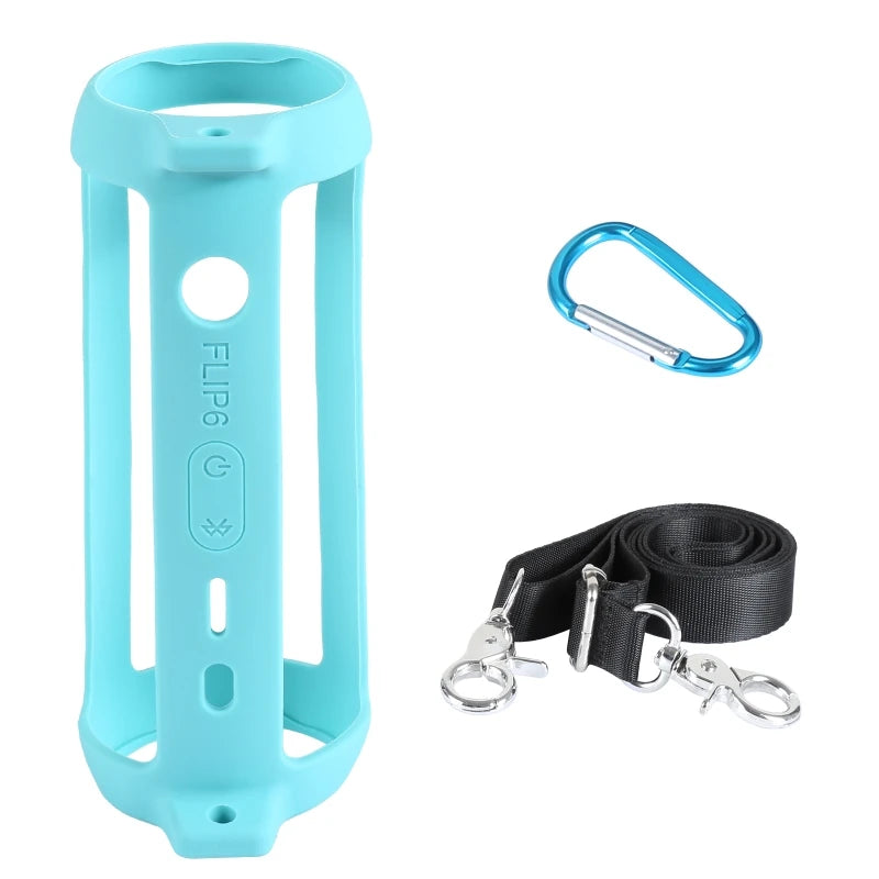 Silicone Protective Skin Cases Travel Cover Case Shoulder Strap Hook Zpaxo
