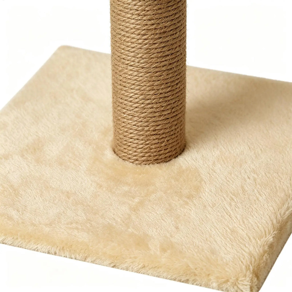 Cat Scratcher Tall Interactive Tower Plush Ball Ornament Post Indoor