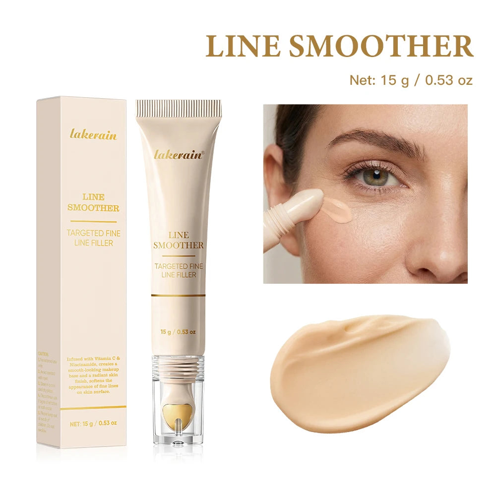 Line Smoother Primer Tinted Fine Line Blurring Pore Minimizer With Vitamin C Niacinamide For Mature Skin Zpaxo 1pc