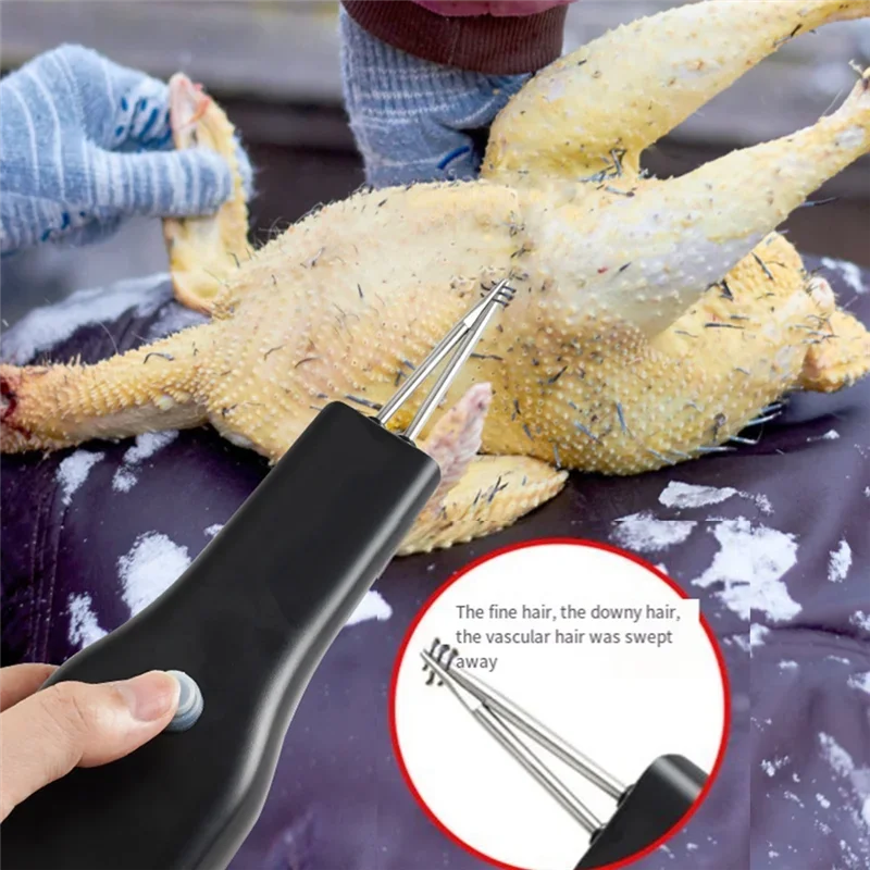 Feather Plucker Machine Poultry Chicken Handheld Full Automatic Zpaxo