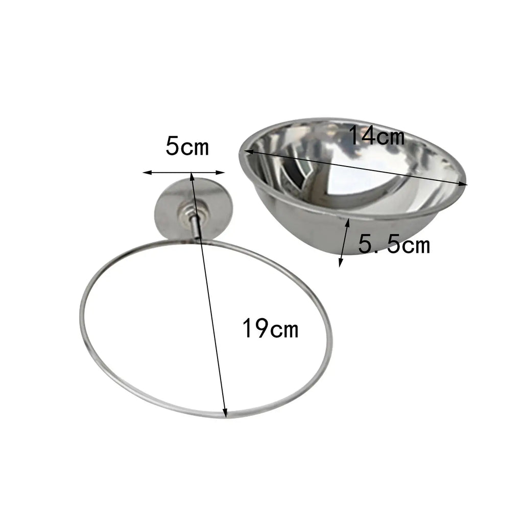 Bird Cage Feeding Bowl Clamp Detachable Portable Feeders Small Animal Zpaxo