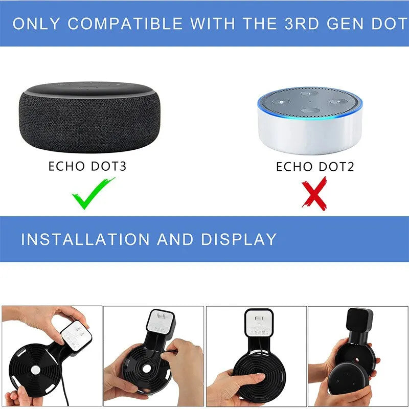 Wall Charging Bracket Storage Hanging Accessories Speaker Winder Zpaxo