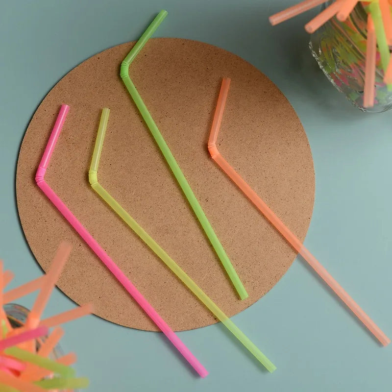 100pcs Straws Big Milkshake Straws Smoothie Straws Beverage Thick Straw For Boba Tea Milkshake Bar Accessories Zpaxo