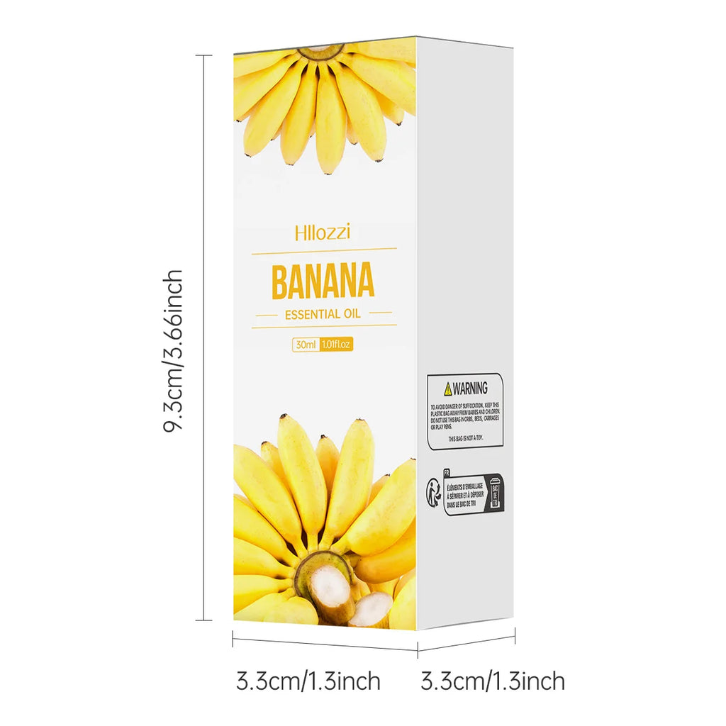 30ml banana essential oil brightens skin, moisturizes, repairs hair, aromatherapy humidifier soap, multifunctional essential oil Zpaxo