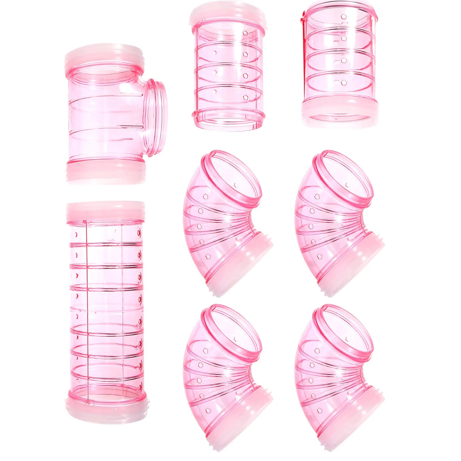 Hamster Cage Tunnel Plastic Modular Tunnels Rat Guinea Pig Play