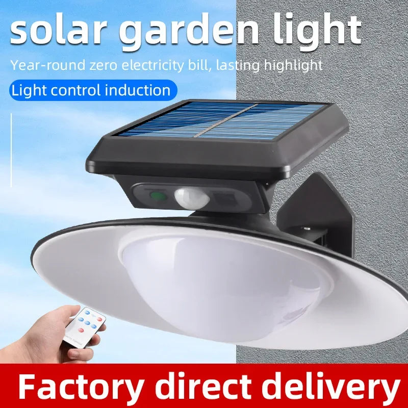 Solar Street Light Outdoor Remote Control Induction LED Round Panel Zpaxo 1 China Mainland