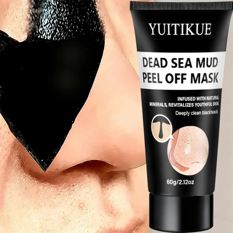 YUITIKUE Dead Sea Mud Peel-Off Blackhead Remover Mask 60g Peel-Off Face Mask Zpaxo