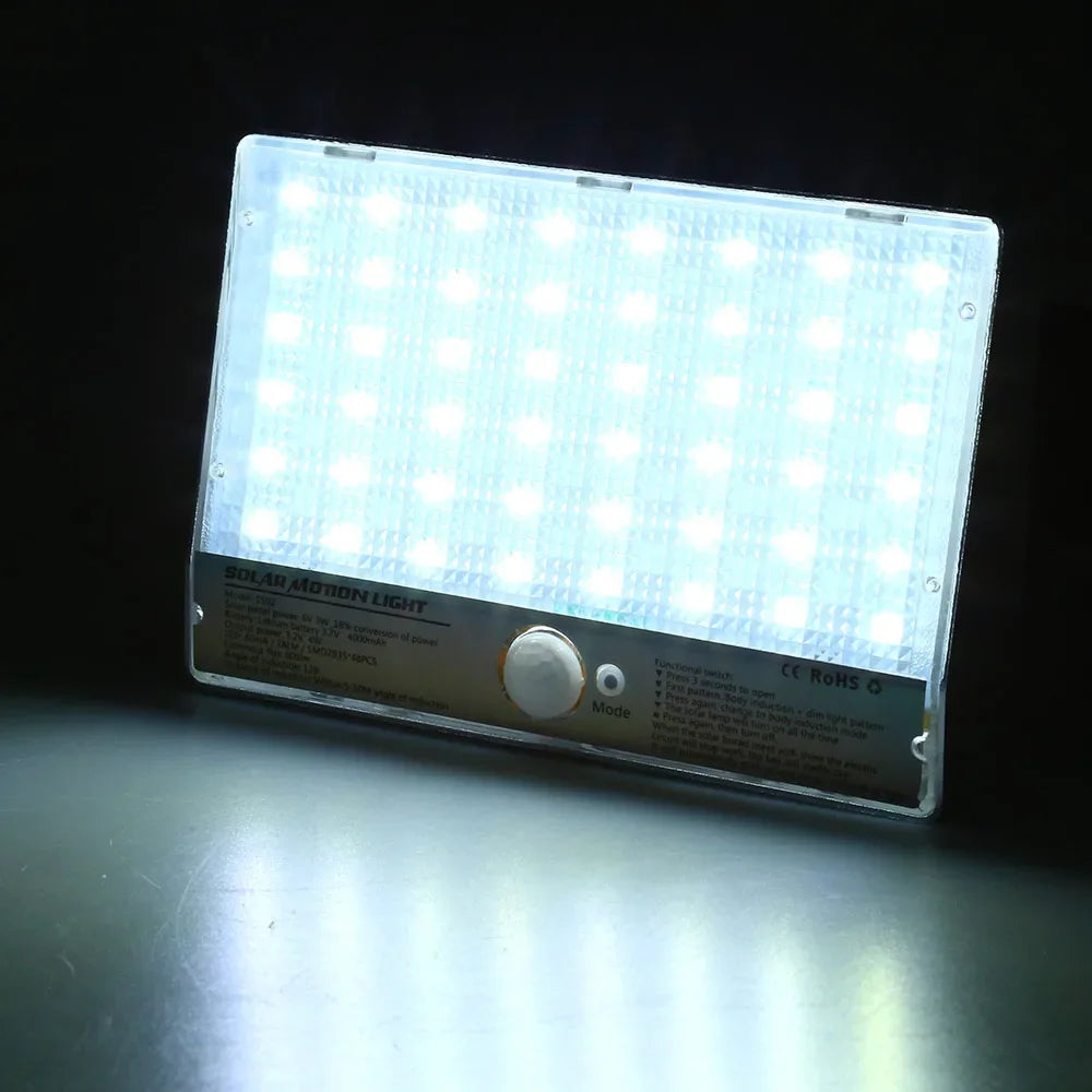 Bright Solar Lights Outdoor Waterproof Wireless LED Sensor Lamp 4 Zpaxo