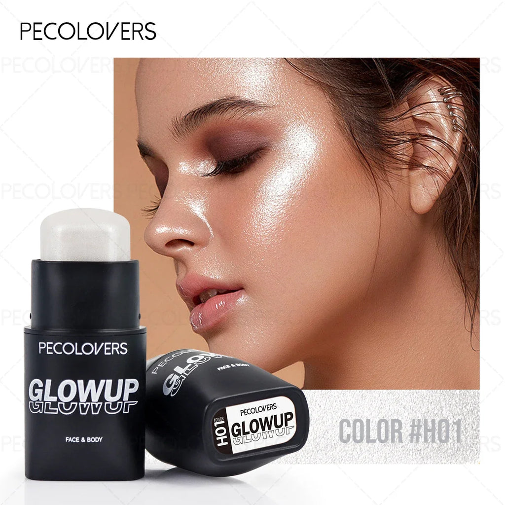 Natural Facial Highlighter Face Body Pearlescent Matte Brightening
