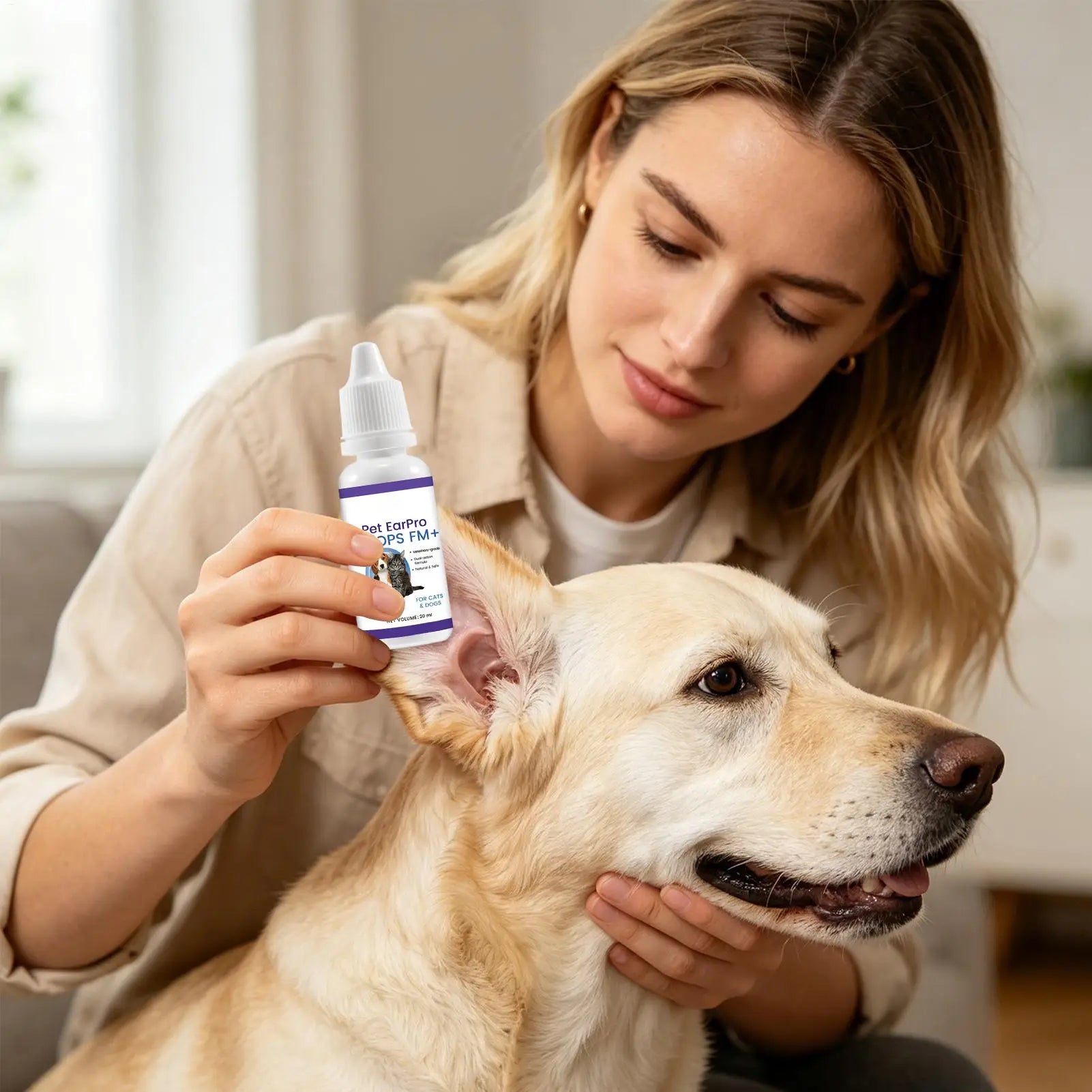 Ear Drops Dogs Cats Fast Soothing Odor Removal Itch Relief Cleaner