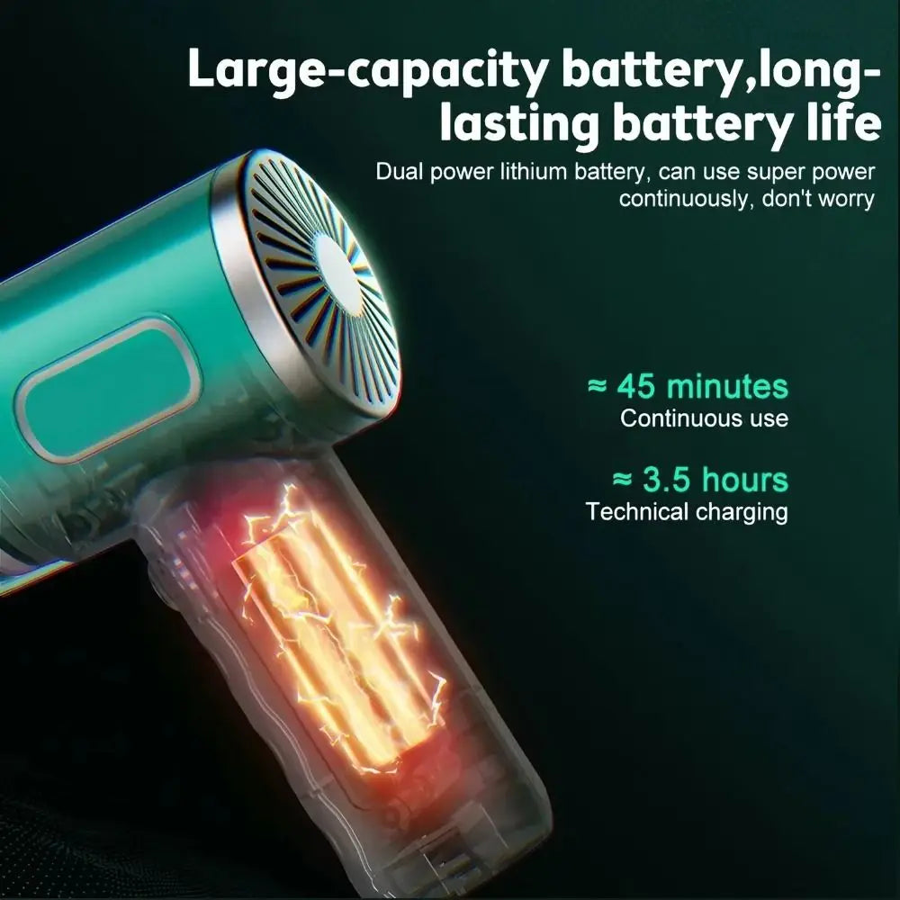 Powerful Suction Car Dust Collector Set Electric Cordless Handheld Vacuum Mini Blower Detachable Car Vacuum Cleaner Dust Removal Zpaxo