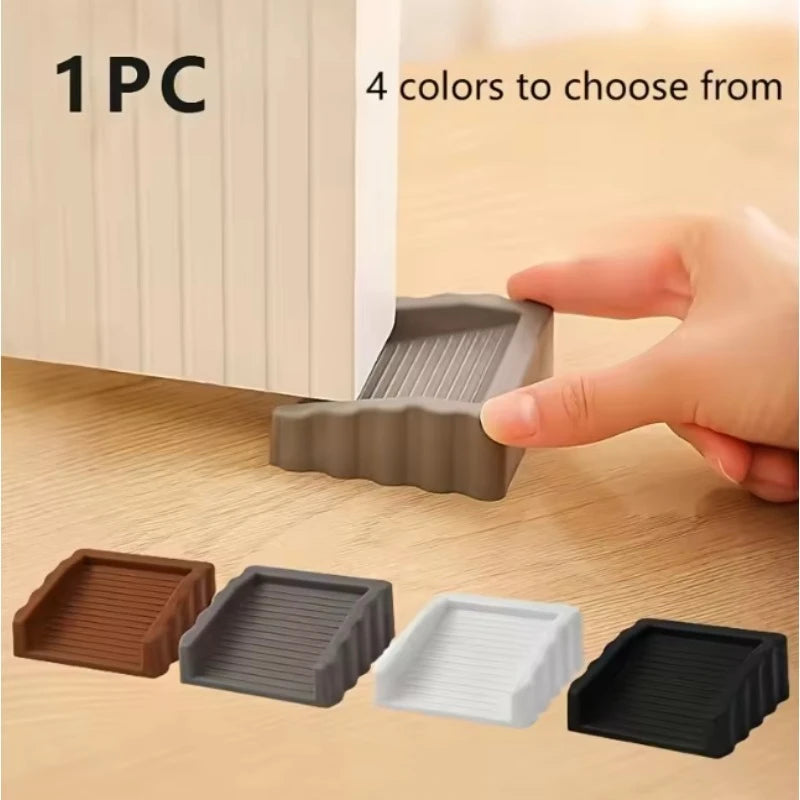 Anti-collision Door Stopper Reusable Safety Wedge Home Office