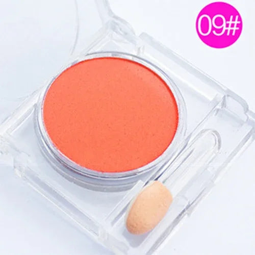 Monochrome blush Matte Natural Cheek Color Brightening Face Waterproof Facial Contouring Makeup Blush Powder Soft Makeup Zpaxo 9