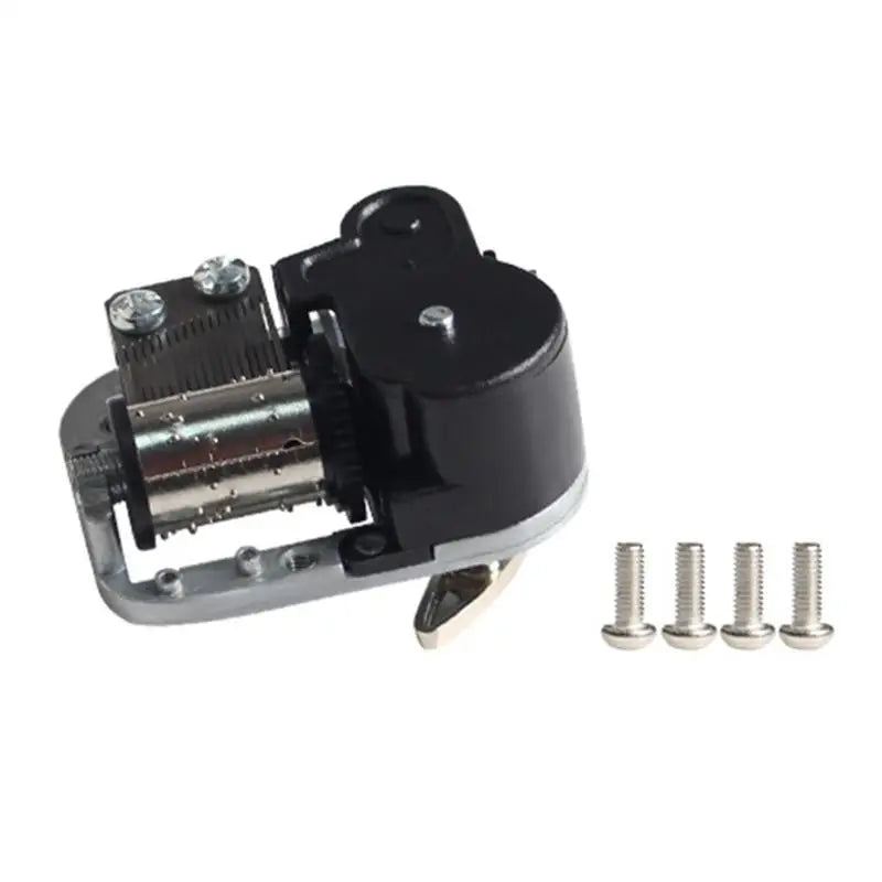 652F Unique Hand Crank Wind Up Music Box Mechanism DIY Fan 3D Printed Zpaxo