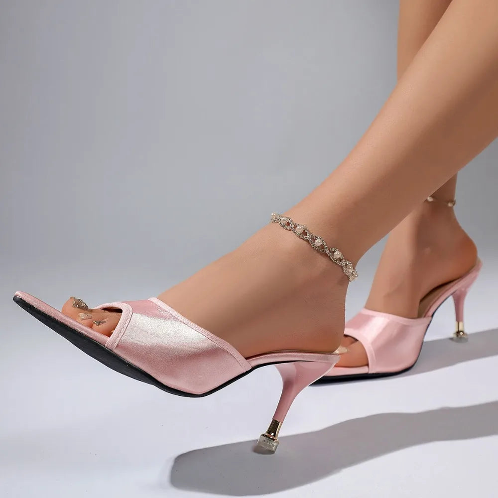 Fashion Fish Mouth Slippers Summer Comfort Dress Shoes Sexy Open Toe