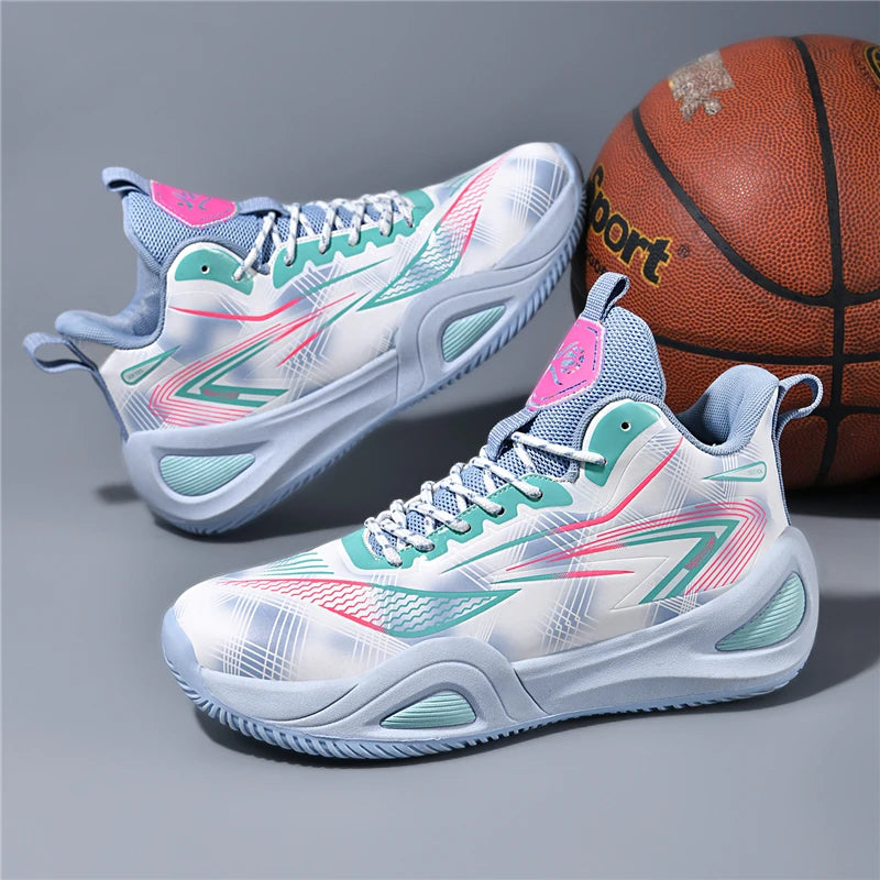 Men's Basketball Shoes Breathable Cushioning Non-slip Wearable Runing Zpaxo 873 3 41