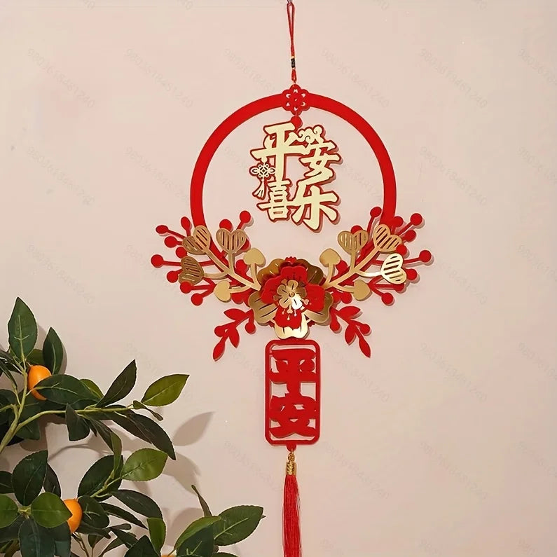 Traditional Chinese Spring Wall Pendants Festive Ornaments Year Home