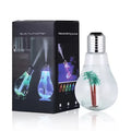 Creative Mini Desktop Light Bulb Humidifier USB Air Suitable Bedroom Zpaxo transparent color